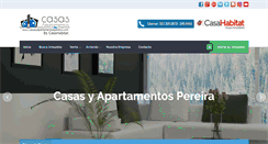 Desktop Screenshot of casasyapartamentospereira.com